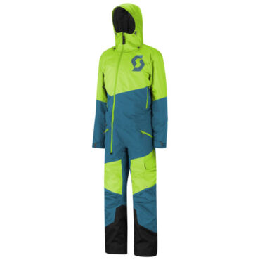 Scott Комбинезон Back X Dryo lake blue safety yellow - миниатюра 2