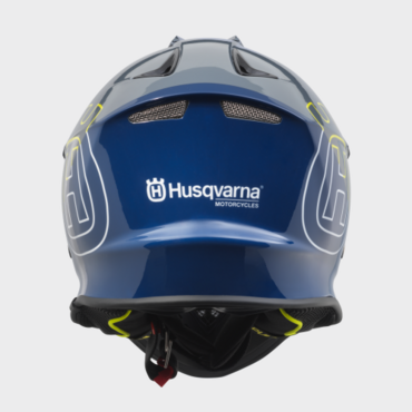 Шлем кроссовый Husqvarna Authentic Helmet, grey blue (S, Взрослая  Кросс эндуро) - миниатюра 1