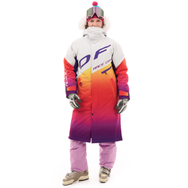 Dragonfly Плащ зимний Race Coat Winter Sunset Woman 2025 Orange - Violet - миниатюра 7