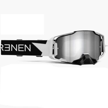 Очки для мотокросса 100% ARMEGA LE Renen Starbleed / Silver Mirror с зеркальной линзой - миниатюра 3