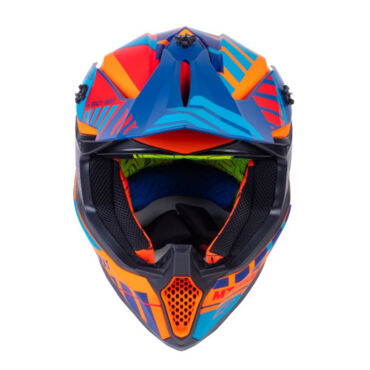 MT Шлем MX802 Falcon Energy B14 matt flur orange - миниатюра 4