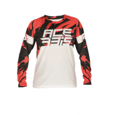 Acerbis Джерси детское MX J KID FOUR White Red - миниатюра 2