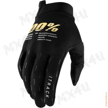 Мотоперчатки iTrack Glove Black черные - миниатюра 1