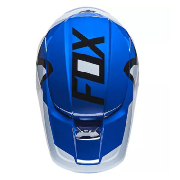 Fox Мотошлем подростковый V1 Lux Blue - миниатюра 3