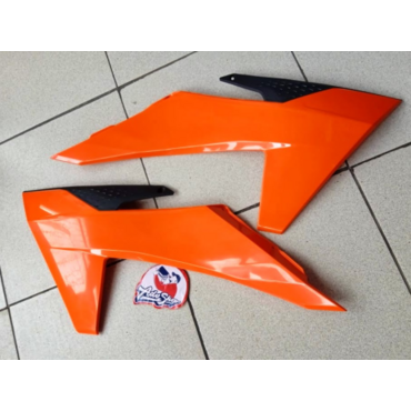 KTM спойлер радиатора комплект ( оранжевый ) SX SXF 23 24, EXC EXCF 24-> ( A46008054000EB1 ) - миниатюра 1