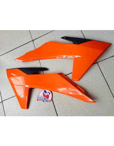 KTM спойлер радиатора комплект ( оранжевый ) SX SXF 23 24, EXC EXCF 24-> ( A46008054000EB1 )