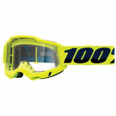 100% Очки Accuri 2 Goggle Fluo Yellow Clear Lens - миниатюра 1