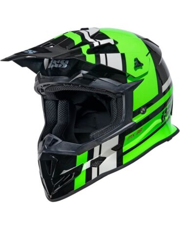 IXS Мотошлем iXS361 2.3 Черно зеленый