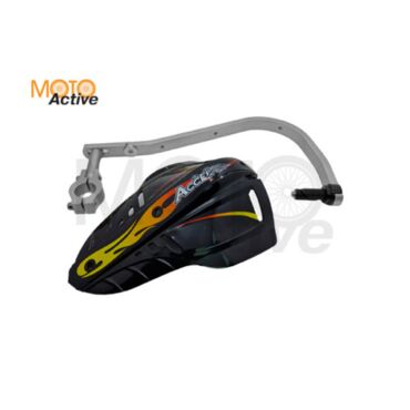 Защита рук с пластиковыми щитками ACCEL HGS 02 28.6мм (серебро) - миниатюра 1