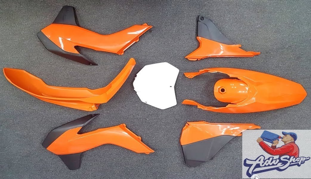 UFO Plastic Kit KTM OEM color  SX / EXC 13 - 16  (KTKIT515 999W)
