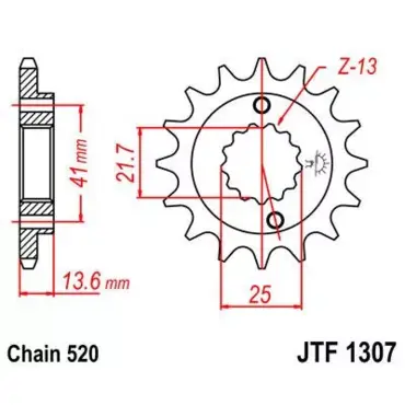 Звезда ведущая JTF1307 - миниатюра 1