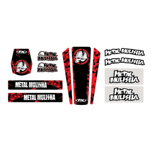 Набор наклеек Trim Kit FX 2015 Metal Mulisha Universal Honda - фото 1