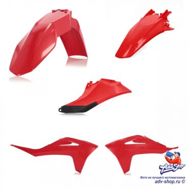 Acerbis plastic kit WhiteRed - original  GasGas EC / ECF 21 23 комплект пластика бело красный /  0024632.553 - миниатюра 2