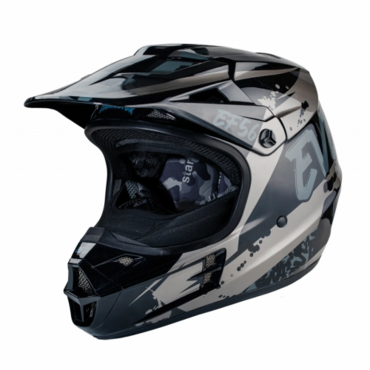 Шлем кроссовый EF56 Base MX Чёрный глянец ABC - миниатюра 1