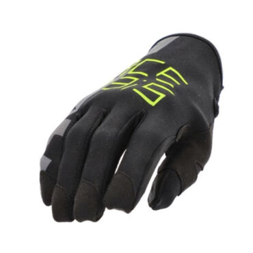 Acerbis Перчатки CE ZERO DEGREE 3.0 Black Yellow - миниатюра 2