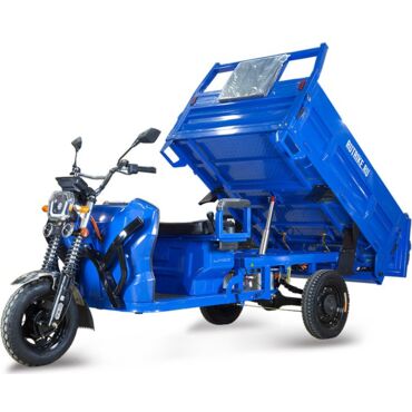 Грузовой электрический трицикл Rutrike D5 КАБИНА гидравлика 1700 60V1200W - миниатюра 2