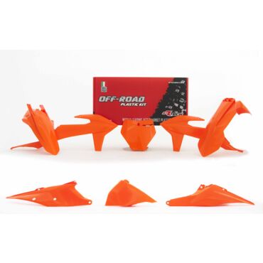 Комплект пластика оранжевый KTM SX, SX F 125 450 19 20 / SX F450FE 18  - миниатюра 1