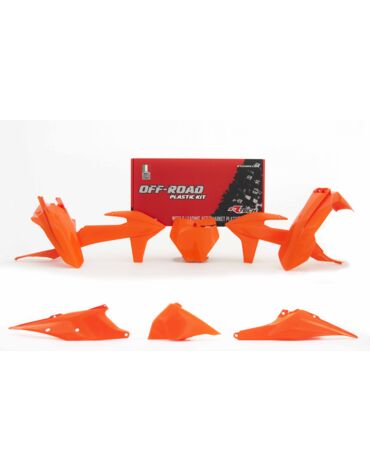 Комплект пластика оранжевый KTM SX, SX F 125 450 19 20 / SX F450FE 18 