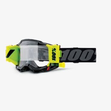 Очки 100% ACCURI 2 FORECAST Goggle Black - Clear Lens - миниатюра 1