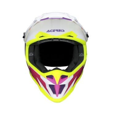 Acerbis Шлем T711 White Purple - миниатюра 4