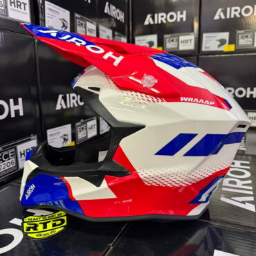 Шлем AIROH WRAAAP VISION Red Blue (Глянцевый) - миниатюра 5