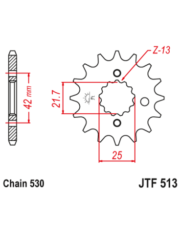 Звезда ведущая JTF513.16