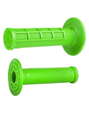 Грипсы ODI Ruffian Half Waffle (1 2 насечки), FLO Green