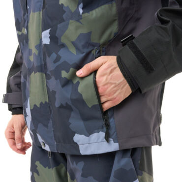 Dragonfly Куртка мембранная Quad Pro Man 2025 Green Camo - Black - миниатюра 10
