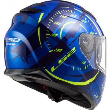 Шлем дорожный LS2 FF320 STREAM EVO TACHO, blue yellow (XL, Взрослая  Дорожная) - миниатюра 1