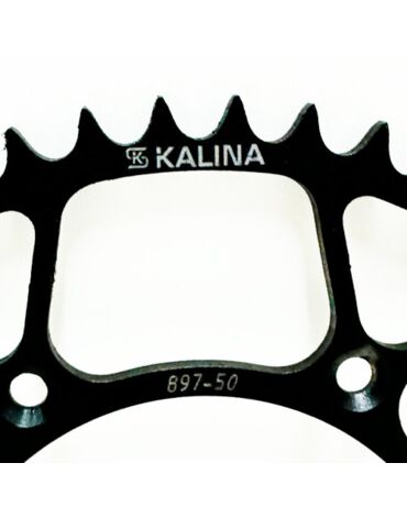Звезда задняя стальная черная KALINA 50 зубов KTM / Husqvarna / GasGas