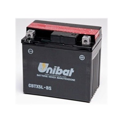 Unibat CBTX5L BS АКБ (YT5L BS / YTX5L BS) XR250 / EXC 450 500 - фото 1