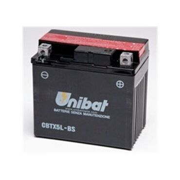 Unibat CBTX5L BS АКБ (YT5L BS / YTX5L BS) XR250 / EXC 450 500 - миниатюра 1