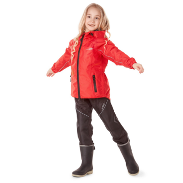 Dragonfly Дождевой детский комплект EVO Kids Red (куртка,штаны) - миниатюра 1