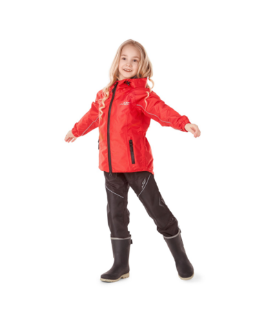 Dragonfly Дождевой детский комплект EVO Kids Red (куртка,штаны)