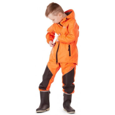 Dragonfly Дождевой детский комплект EVO Kids Orange (куртка,штаны) - миниатюра 5