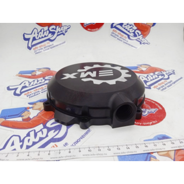EMX TECH BLACK усиленная крышка сцепления черная KTM 250 300 EXC TPI SX XC 17 23 / HQV TEi -TXi TCi 17 23 ( 74 22 003 BLK ) - миниатюра 2