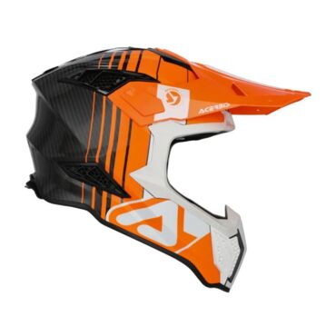 Acerbis Шлем Airstrike C 22 06 Orange White - миниатюра 5