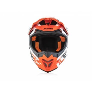 Acerbis Шлем кроссовый Profile 4 Orange White - миниатюра 3