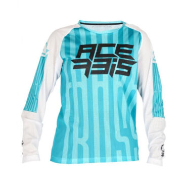 Acerbis Джерси детское MX J WINDY FIVE KID VENTED Blue White - миниатюра 1
