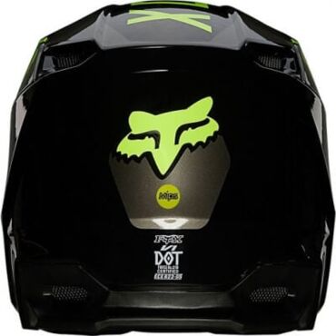 FOX Мотошлем кроссовый подростковый V1 Revn Flow Yellow - миниатюра 1