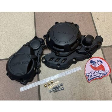 Acerbis X Power Kit KTM Комплект защиты крышек сцепления и зажигания / черный KTM 250 350 SXF 16 22 // HQV 250 350 16 22 // 0023573.090 - миниатюра 2