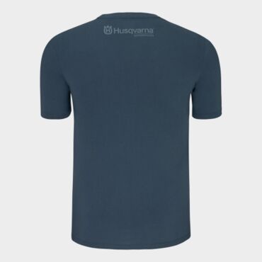 Футболка Husqvarna Authentic, dark blue (L, Взрослая  Повседневная) - миниатюра 1