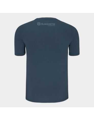 Футболка Husqvarna Authentic, dark blue (L, Взрослая  Повседневная)