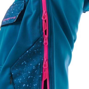 Dragonfly Куртка анорак сноубордическая DF Uktus Woman Dark Ocean - Pink - миниатюра 10
