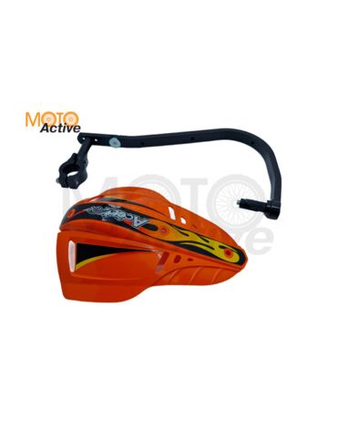 Защита рук с пластиковыми щитками ACCEL HGS 02 28.6мм (оранжевая)