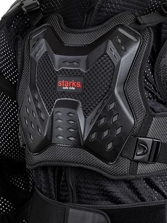 Моточерепаха STARKS Body Armor Solid Chest Чёрный - фото 4