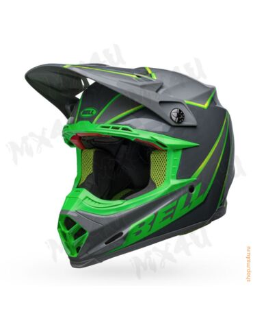 Мотошлем Moto 9 Flex Sprite - Зеленый
