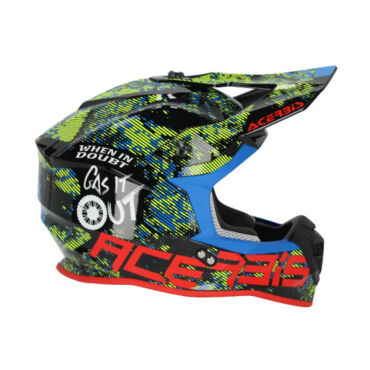 Acerbis Шлем Linear 22 06 White Black - миниатюра 3