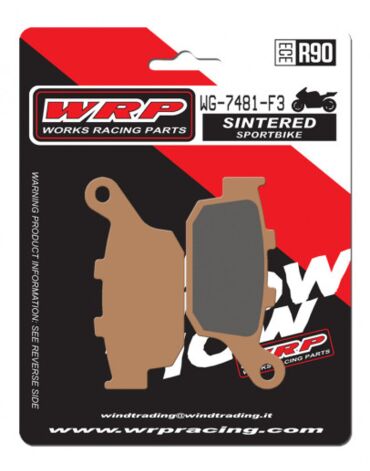Тормозные колодки WRP WG 7481 F3 (LMP481 SR / FDB2258 / FDB531 / FA140 / FA496)