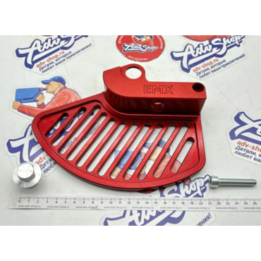 EMX TECH RED Защита переднего тормозного диска красная 2017 2024 // 74 19 029 RED - миниатюра 2